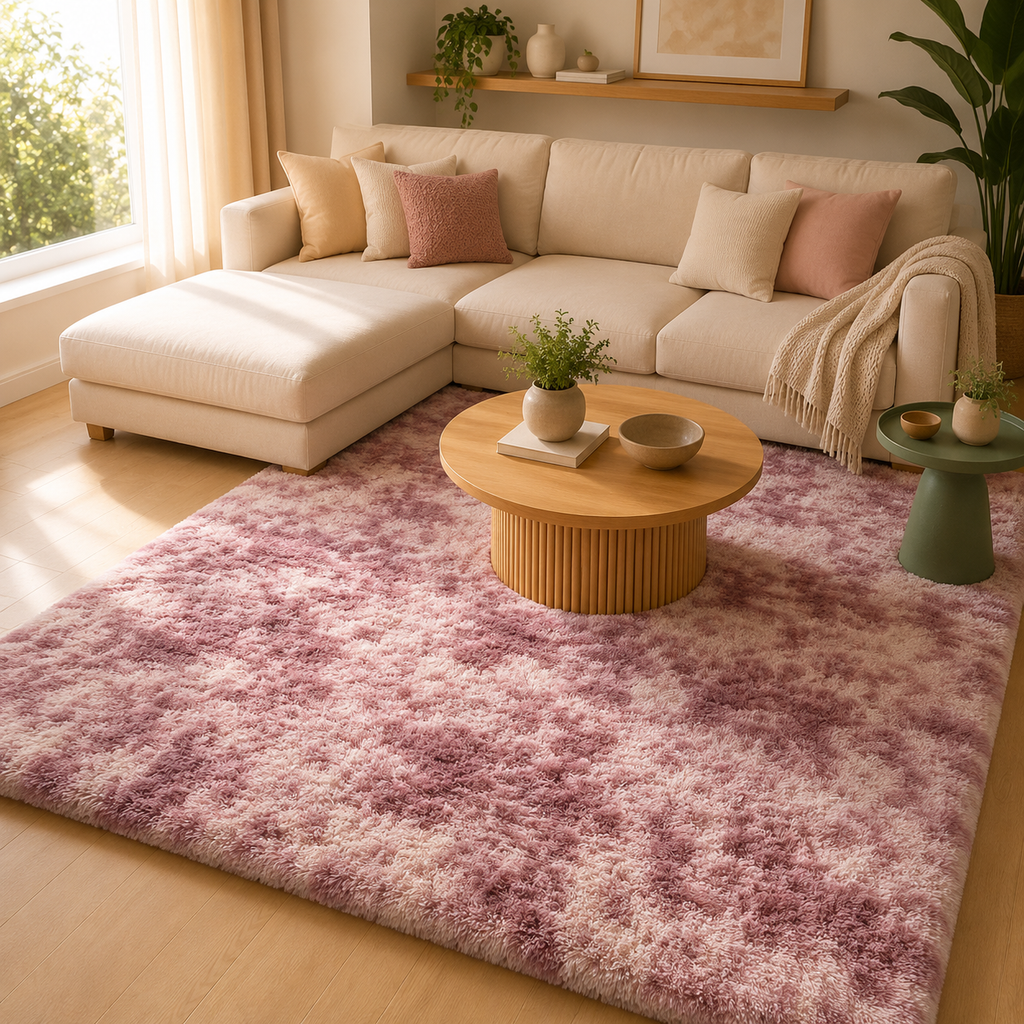 Tapis Longues Mèches Tie & Dye