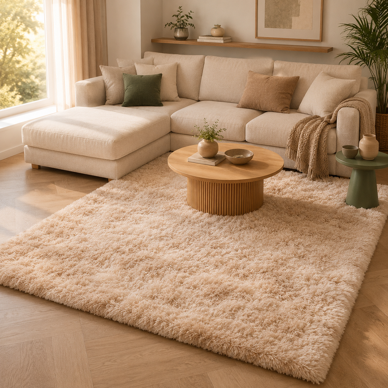 Tapis Longues Mèches Tie & Dye