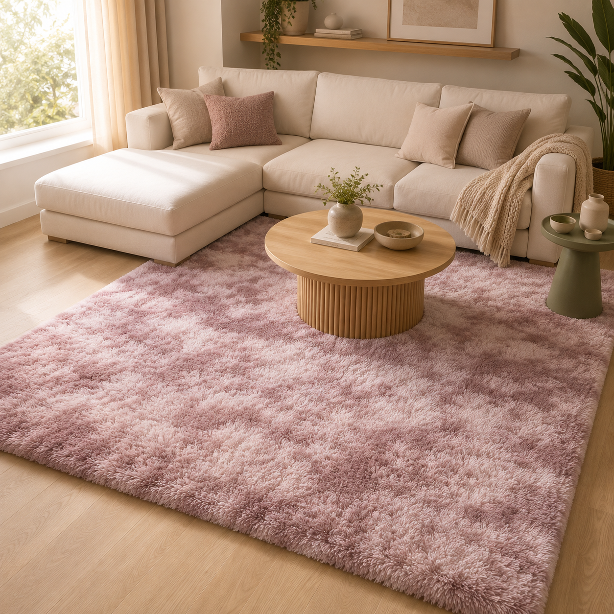 Tapis Longues Mèches Tie & Dye