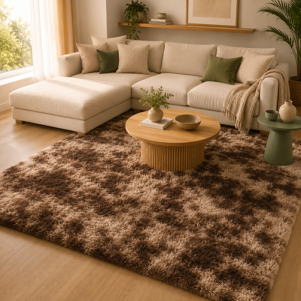 Tapis Longues Mèches Tie & Dye