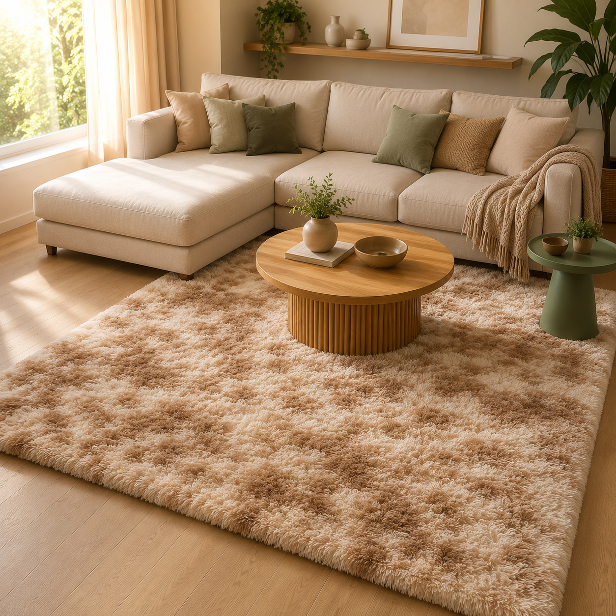 Tapis Longues Mèches Tie & Dye