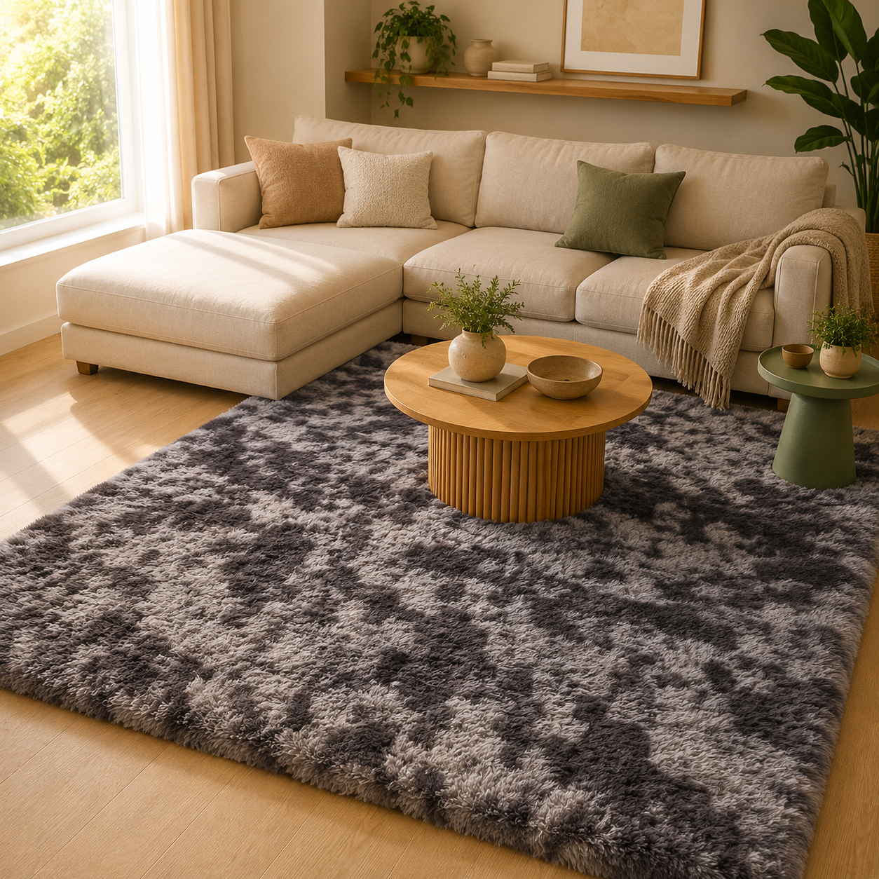 Tapis Longues Mèches Tie & Dye