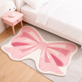 Tapis Nœud Rose — Chambre Enfant & Chevet