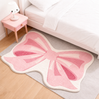 Tapis Nœud Rose — Chambre Enfant & Chevet