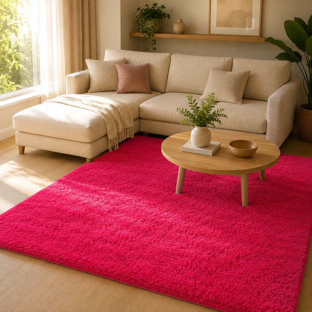 Tapis Moelleux Beige — Ambiance Cosy