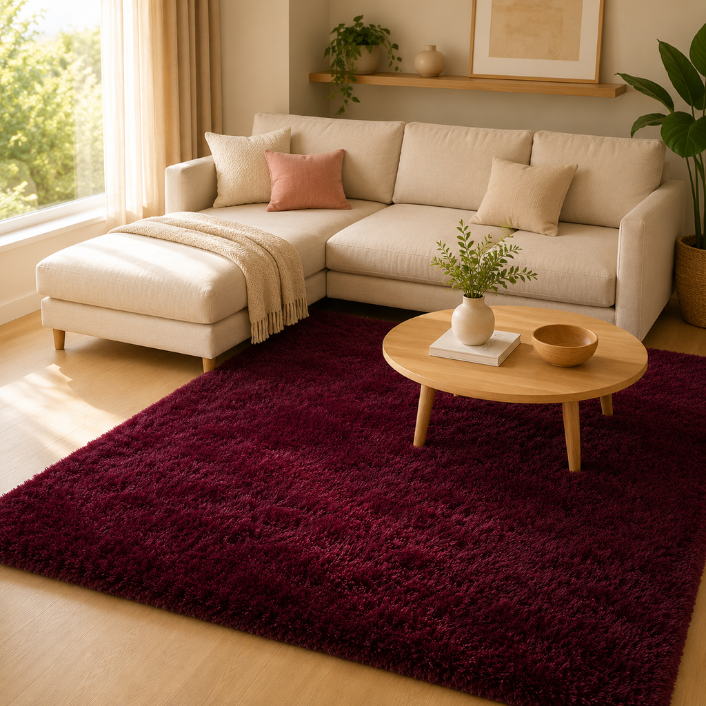 Tapis Moelleux Beige — Ambiance Cosy