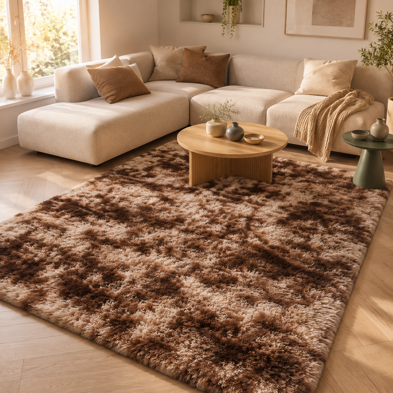Tapis Longues Mèches Tie & Dye