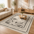 Tapis Épais Effet Cachemire