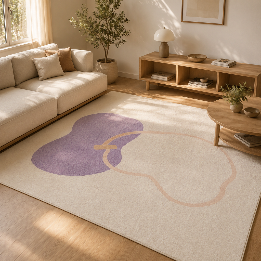 Tapis Épais Effet Cachemire