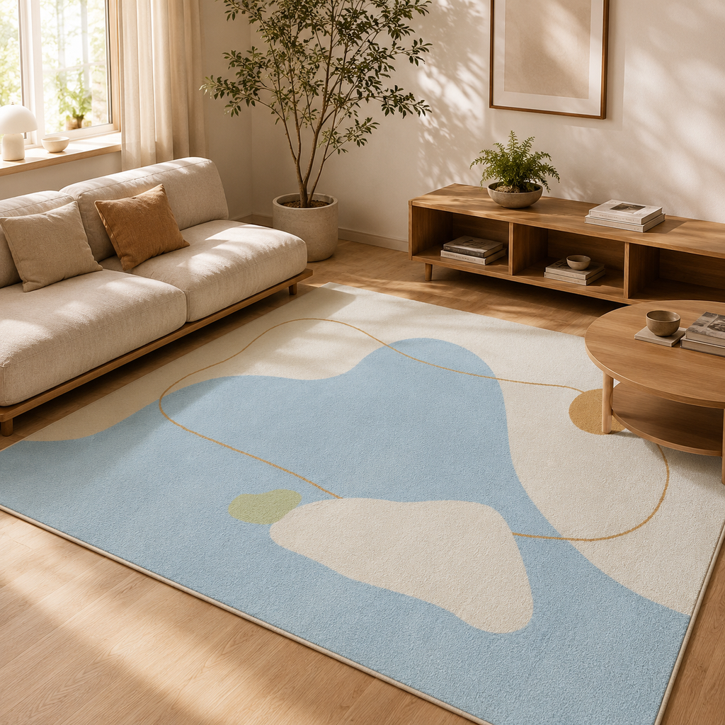 Tapis Épais Effet Cachemire