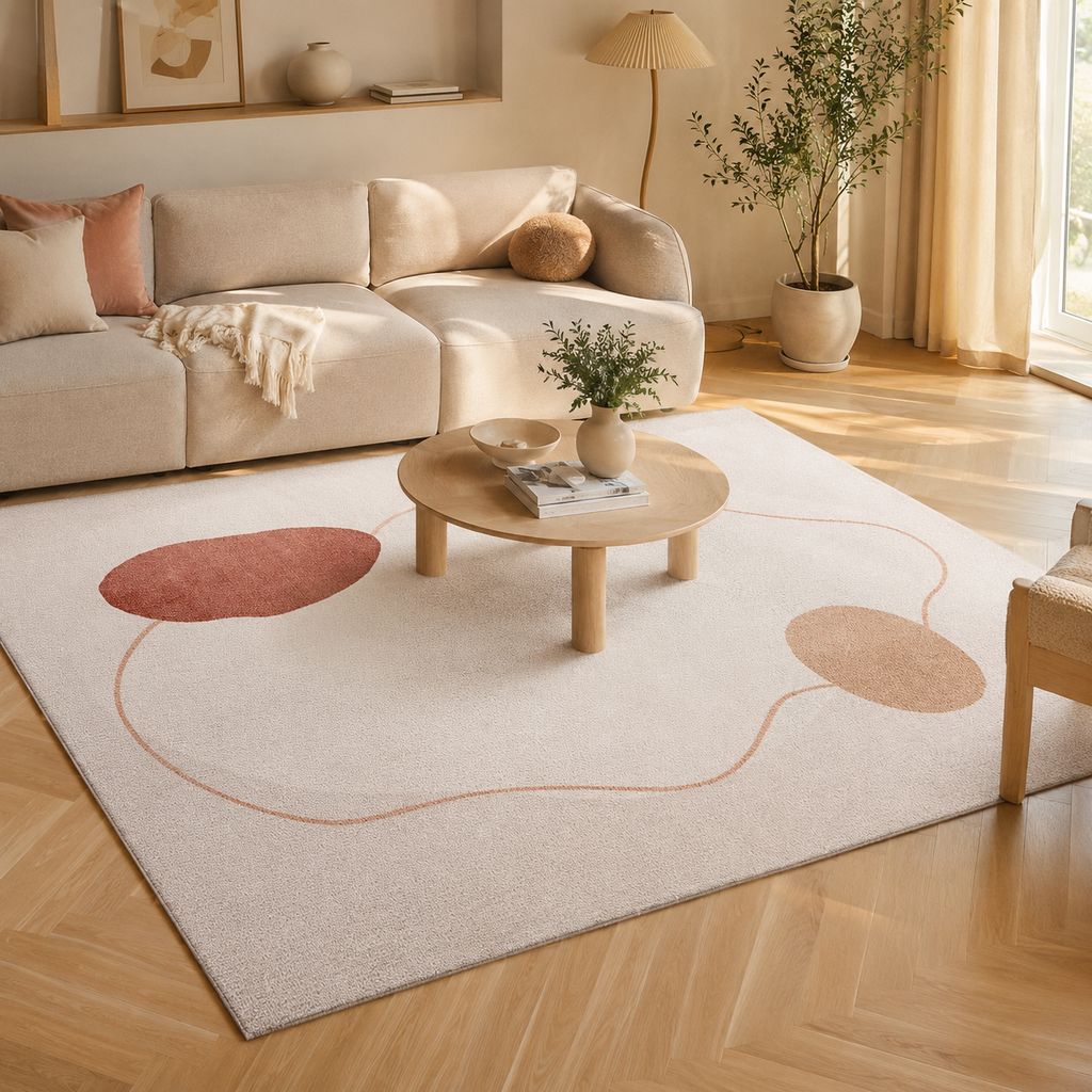 Tapis Épais Effet Cachemire